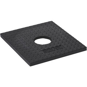 16lb Black Rubber Delineator Base Car Wash Superstore