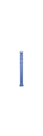 45'' EZ Grab Flared Blue Post - No Collars Car Wash Superstore