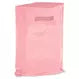 Die Cut Handle Bags - 9 x 12", Pink 500/carton Car Wash Superstore