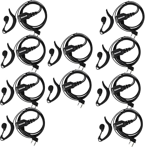 CWS-Ear Piece w/G Shape 10 PK Retevis