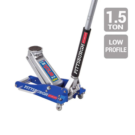 Floor Jack with RAPID PUMP, 1.5 Ton Low-Profile Aluminum, Lifts Up to 3000lbs Car Wash Superstore