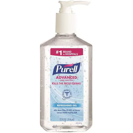 PURELL Advanced Hand Sanitizer Refreshing Gel, 12oz Pump Bottle, Clean Scent Car Wash Superstore