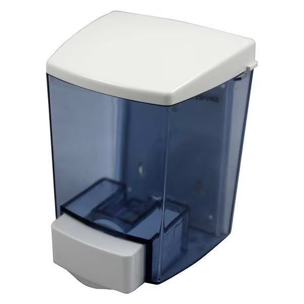 Plastic Soap Dispenser, 46oz, 5.5 x 4.25 x 8.5, White Car Wash Superstore