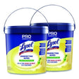 Lysol White 1-Ply 800 Count Bucket Lemon and Lime Blossom Disinfecting Wipes - 2 Buckets per Case Car Wash Superstore