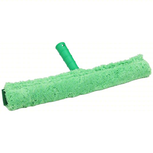 Window Wash Assembly Microfiber Pad, Green, 18" in Length, Handle Length 6 " Car Wash Superstore