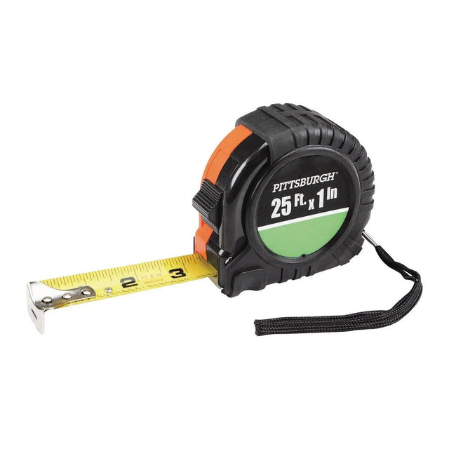 25 ft. x 1 in. Quik Find Tape Measure with ABS Casing Car Wash Superstore