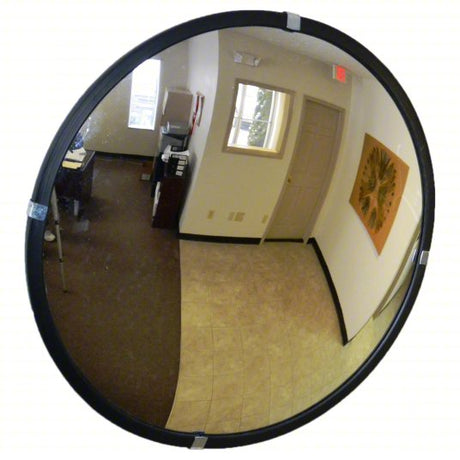 Indoor Convex Mirror, Round Acrylic 30" Dia. Hardboard Car Wash Superstore