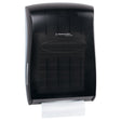Folded Towel Dispenser - Plastic, Smoke, Dispenses C-Fold or Multi-Fold towels, 19"x 13" x 6", Wall Mount Car Wash Superstore