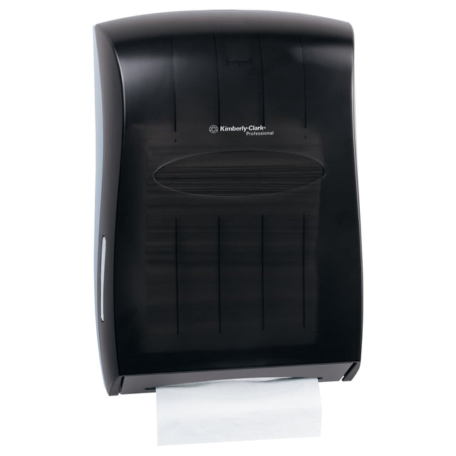 Folded Towel Dispenser - Plastic, Smoke, Dispenses C-Fold or Multi-Fold towels, 19"x 13" x 6", Wall Mount Car Wash Superstore