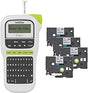 Brother P-Touch, PTH110BP, Easy Portable Monochrome Label Maker Bundle (4 label tapes included) Car Wash Superstore