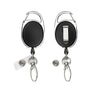 Retractable Badge Reel with Claw Clasp and Clip for Id Card Holders (2Pack) Car Wash Superstore