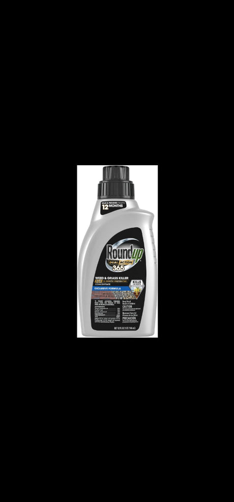 Roundup Concentrate Dual Action 365 Extended Control Weed & Grass Killer Plus Weed Preventer II 32oz Car Wash Superstore