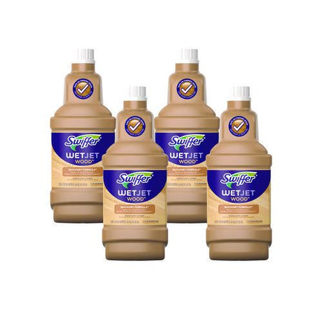 Swiffer WetJet System Refill Cleaning Solution, Blossom Breeze, 1.25 L, 4/Carton Car Wash Superstore