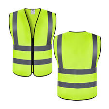 Safety Vest - High Visibility Reflective, Mesh,  Cooling Pocket-4XL Yellow Car Wash Superstore