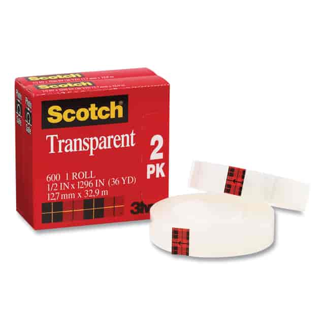 Scotch Packing Tape - Clear (2PK) Car Wash Superstore