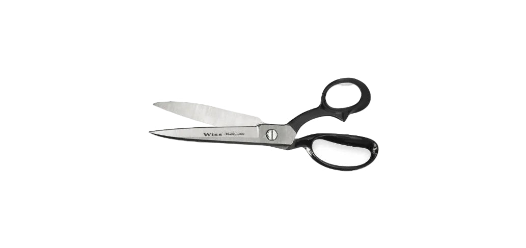 Carpet Shears: Right-Hand, 10 in Overall Lg, Straight, Steel, Pointed, Black Car Wash Superstore
