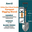 Digging Shovel D-Handle  18" Car Wash Superstore