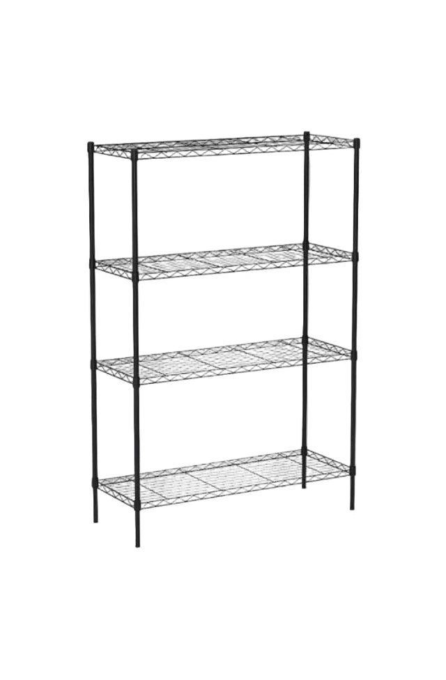 4-Tier Wire Shelving Unit Storage Shelves Shelf Organizer 54"x36"x14" Car Wash Superstore