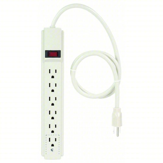6-Outlet Surge Protector, 8' Cord, 900 Joules Car Wash Superstore