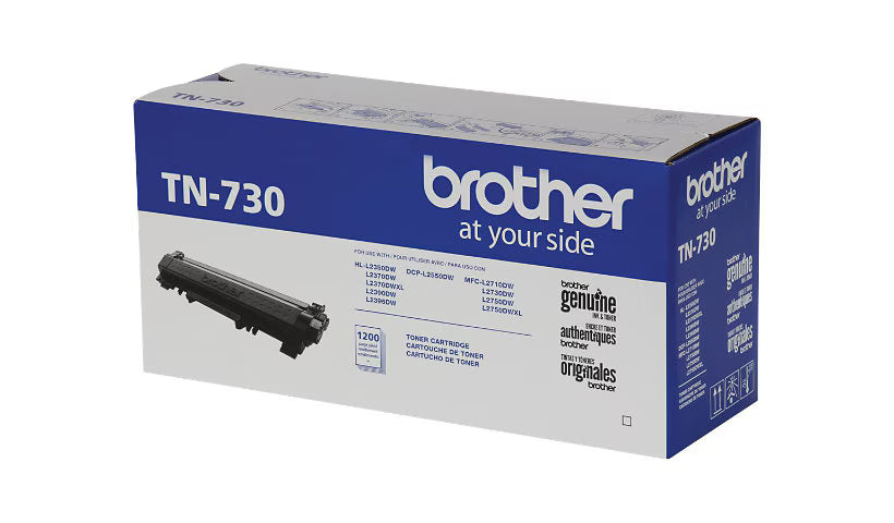 Brother Genuine Standard Yield Toner Cartridge, TN730, Replacement Black Toner, Page Yield Up To 1,200 Pages, Amazon Dash Replenishment Cartridge,1 Pack Car Wash Superstore