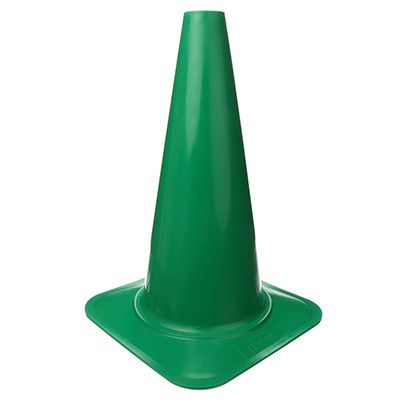 CWS Kelly Green 7 lb. Traffic Cone CWS