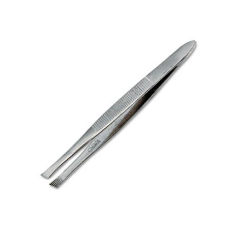 Tweezer for First Aid Kit, 3" Slanted, Stainless Steel Car Wash Superstore