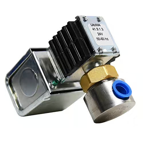 DEMA Stainless Steel 1/4'' FPT 24 VAC Normally Closed Solenoid Valve DEMA