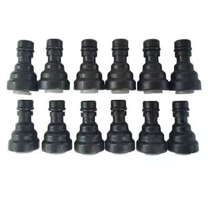 Flojet BUNA-N Straight Port to 1/4'' OD Push-In Tube Fitting for 5100 and G Series Pumps