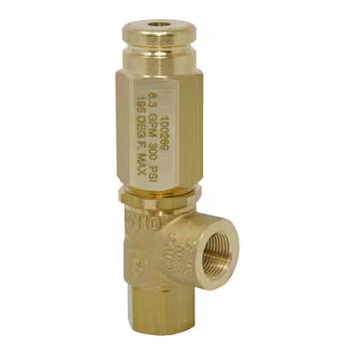 General Pump Balanced Relief Valve – 6.3 GPM & 300 PSI..Inlet: 3/8" BSP-F,Outlet: 3/8" BSP-F..Max. Temperature: 195 Degrees Fahrenheit General Pump