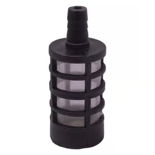General Pump Plastic 2 Step Chemical Filter Without Check Valve - Black Car Wash Superstore