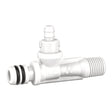 Hydra-Flex Chem-Flex PC1 x 1/4'' MPT White Chemical Injector Hydra-Flex
