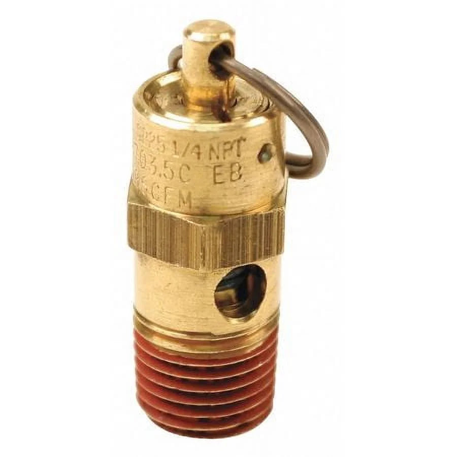 CAS 75PSI 1/4 INCH SAFETY VALVE Car Wash Superstore