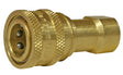 Hansen Quick Coupler Plug Stainless Double Shut-Off Style 3/8" FPT CWS