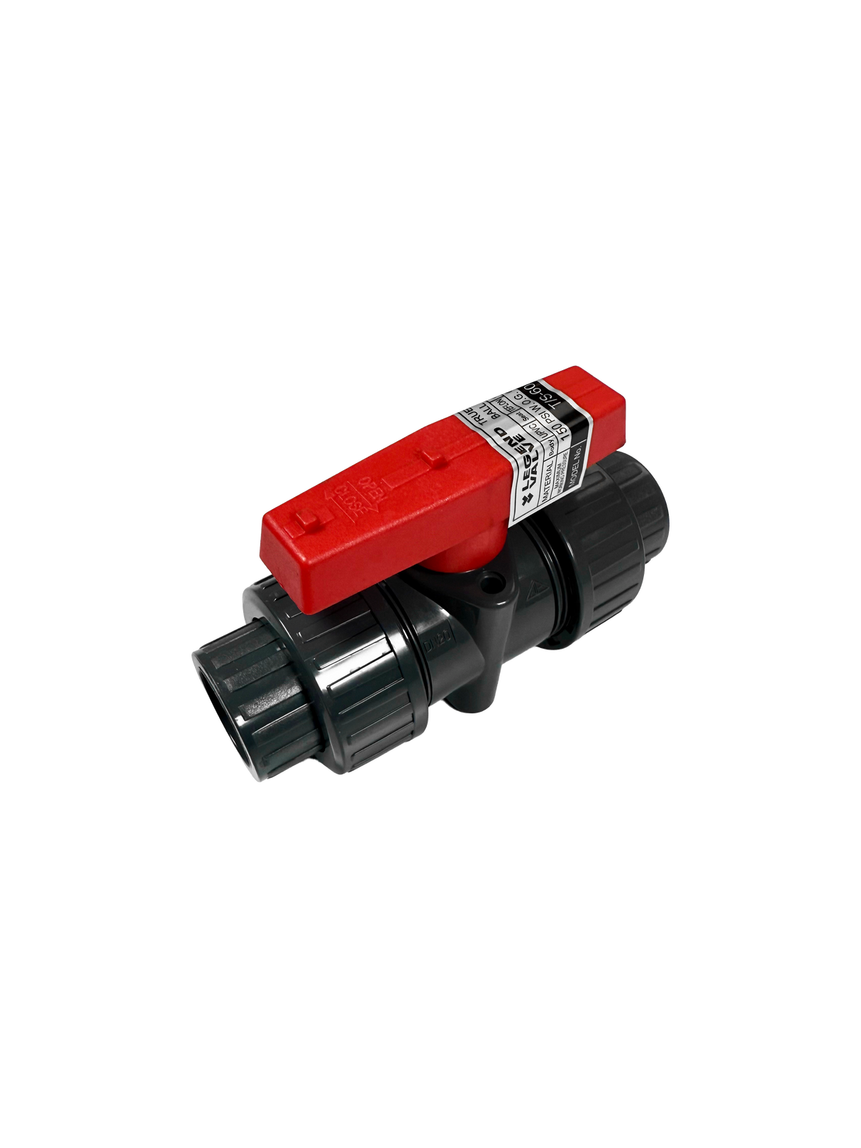 Ball Valve Gray PVC 3/4" True Union