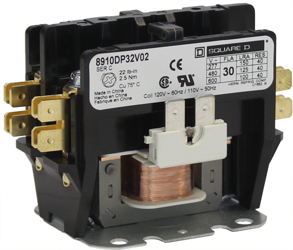 Motor City DEF Purpose Starter Contactor 30A,  2 Poles, 120VA Car Wash Superstore