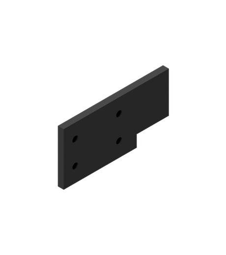 Super Duty Conveyor exit rubber flap. Notched to allow movement of the steel trap door. Motor City Wash Works