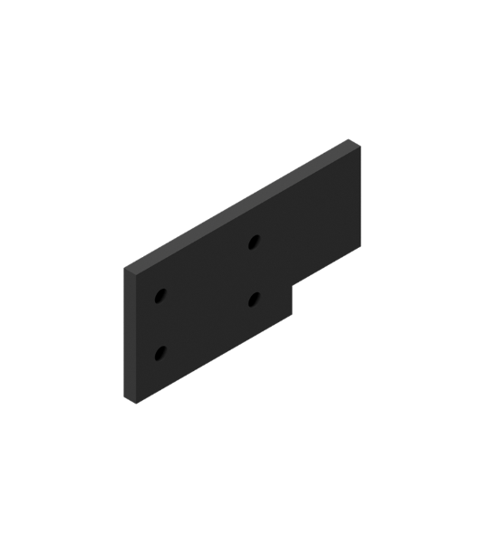 Super Duty Conveyor exit rubber flap. Notched to allow movement of the steel trap door. Motor City Wash Works
