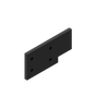 Super Duty Conveyor exit rubber flap. Notched to allow movement of the steel trap door. Motor City Wash Works