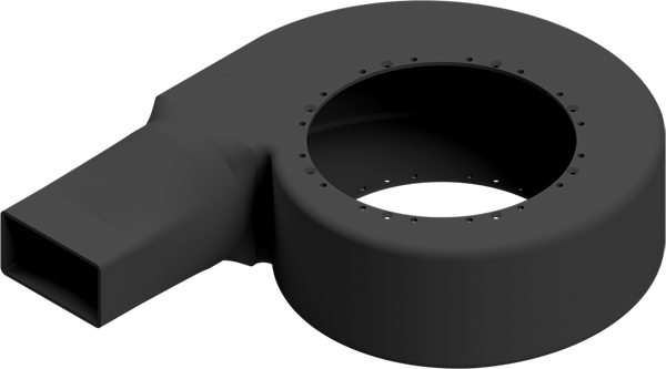 Motor City Dryer Housing Black LLDPE Car Wash Superstore