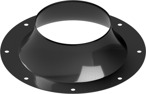 Motor City Dryer Inlet Cone, Black Car Wash Superstore