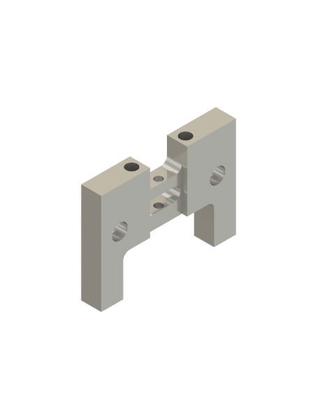 Motor City Dryer EG Cylinder Mount Plate, 3/4X5X3.75L ALUM 6061T65 Motor City Wash Works