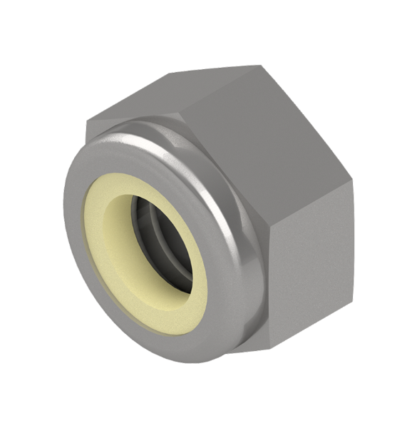 Motor City Wash Works HH NYLOCK NUT 6MM ZINC