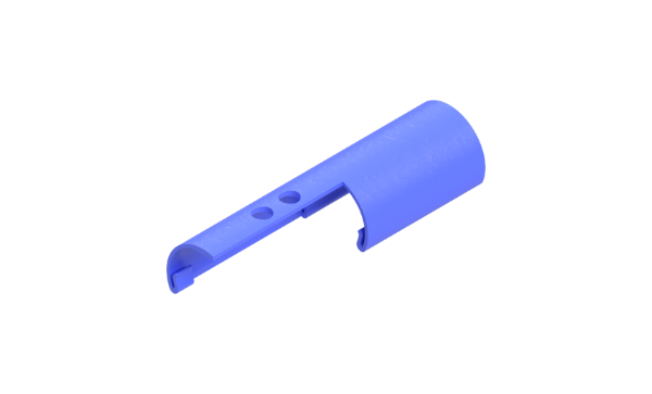 Motor City Wheel Brush Enclosure Driver Side EXIT Cover 2 BLUE UHMWPE EXT 15.25LONG Motor City Wash Works