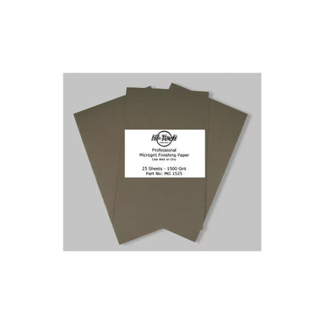 Microgrit Finishing Paper - 1500 Grit - 25 Pack - 9"x5.5" Car Wash Superstore