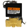PDQ SOLENOID VALVE 2WAY N/C 1/4NPT 24VAC BRASS Car Wash Superstore