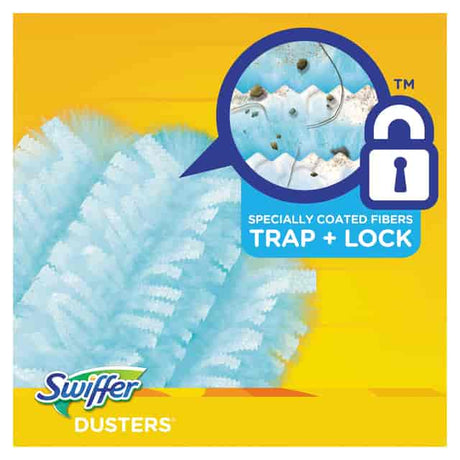 Swiffer Dust Lock Fiber Light Blue Unscented Duster Refill Car Wash Superstore