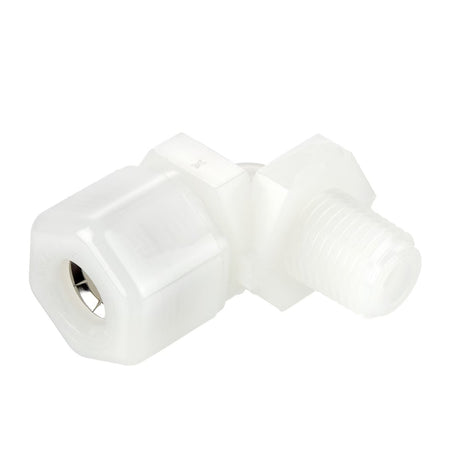 Male Elbow 90 Degree Nylon For 1/4in. Tube OD, 1/4in Pipe Size, Compression x MNPTF Car Wash Superstore