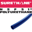 Advanced Technology Products Navy Blue Surethane NSF 51 Polyurethane 1/2'' x 250' Tubing Advanced Technology Products