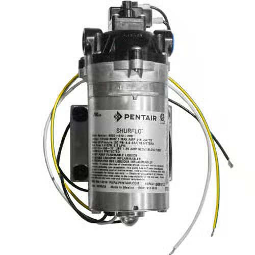 Shur Flo  pump 1.4 GPM @ 100 PSI W/80PSI Bypass Viton Valves,Santo Diaph. 3/8' Ports Car Wash Superstore