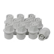 Pack of 10 Hypro FanJet Nozzle - Flat Fan - 90A2CM05E40 - PVDF - 1/4in MNPT - Model CM - Capacity 05 Yellow or Gray - Pattern Even Fan - Spray Angle 40° - Chemically Resistant Car Wash Superstore
